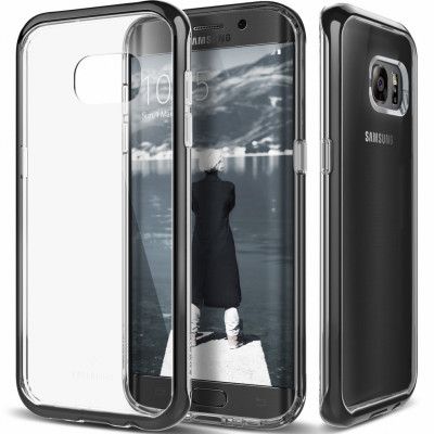 Caseology Skyfall Series Skal till Samsung Galaxy S7 Edge - Svart