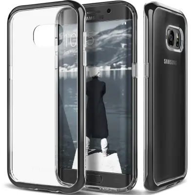 Caseology Skyfall Series Skal till Samsung Galaxy S7 Edge - Svart