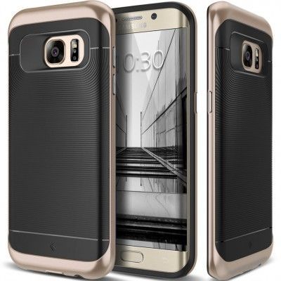 Caseology Wavelength Series Skal till Samsung Galaxy S7 Edge - Guld/Svart