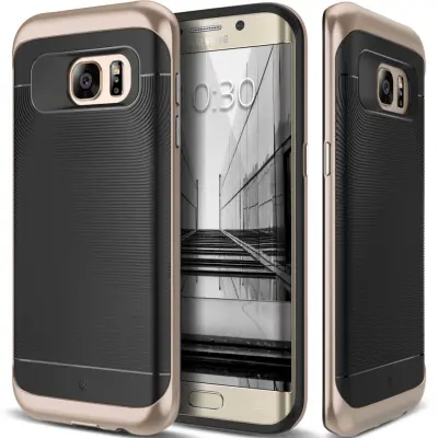 Caseology Wavelength Series Skal till Samsung Galaxy S7 Edge - Guld/Svart