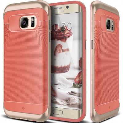 Caseology Wavelength Series Skal till Samsung Galaxy S7 Edge - Rosa