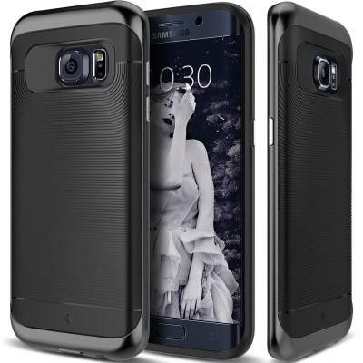 Caseology Wavelength Series Skal till Samsung Galaxy S7 Edge - Svart