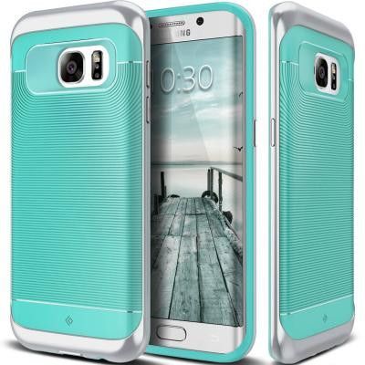 Caseology Wavelength Series Skal till Samsung Galaxy S7 Edge - Turkos