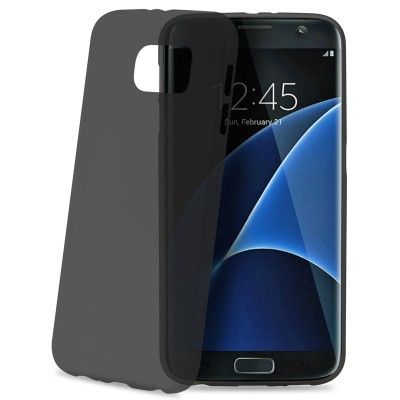 Celly Frost 0,3mm TPU Skal till Samsung Galaxy S7 Edge - Svart