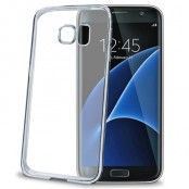 Celly Laser Cover till Samsung Galaxy S7 Edge - Silver