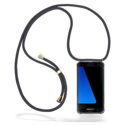 Boom Galaxy S7 Edge mobilhalsband skal - Grey Cord