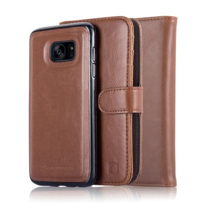 CoveredGear Signature Plånboksfodral till Samsung Galaxy S7 Edge - Brun