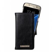 CoveredGear Signature Plånboksfodral till Samsung Galaxy S7 Edge - Svart