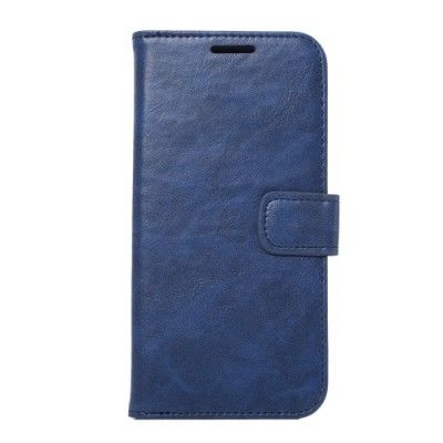 Crazy Horse Plånboksfodral till Samsung Galaxy S7 Edge - Blå