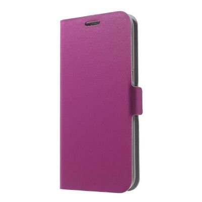 Doormoon Äkta Läder Plånboksfodral till Samsung Galaxy S7 Edge - Magenta