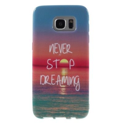 Flexicase Skal till Samsung Galaxy S7 Edge - Never Stop Dreaming