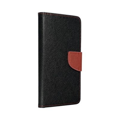 Galaxy S7 Edge Plånboksfodral Fancy Eco Läder - Svart