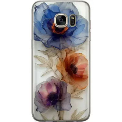 Mobilskal till Samsung Galaxy S7 edge med Silkesblommor
