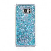 Glitter skal till Samsng Galaxy S7 Edge - Blue jungle