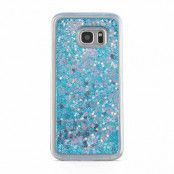 Glitter Skal till Samsung Galaxy S7 Edge -  Blå