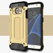 Hybrid Armor MobilSkal till Samsung Galaxy S7 Edge - Guld