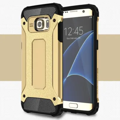 Hybrid Armor MobilSkal till Samsung Galaxy S7 Edge - Guld