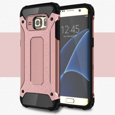 Hybrid Armor MobilSkal till Samsung Galaxy S7 Edge - Rosa