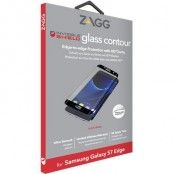 InvisibleShield Glass Samsung Galaxy S7 Edge Contour Screen - Svart