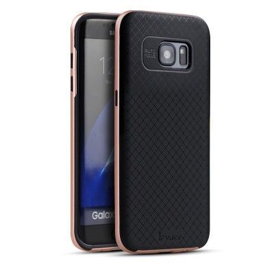 iPaky Skal till Samsung Galaxy S7 Edge - Rose Gold