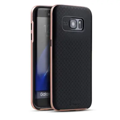 iPaky Skal till Samsung Galaxy S7 Edge - Rose Gold