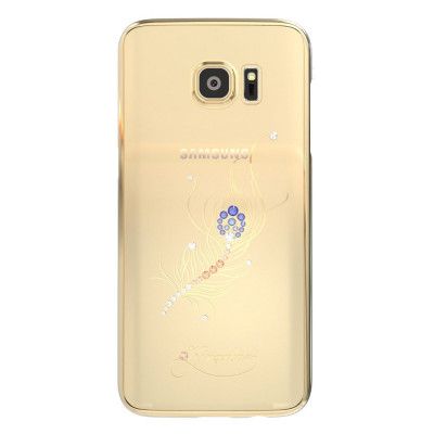Kingxbar Skal med Swarovski Stenar till Samsung Galaxy S7 Edge - Feather