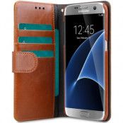 Melkco Walletcase Samsung Galaxy S7 - Edge Brown