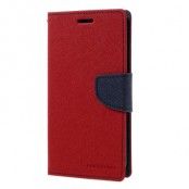 Mercury Fancy Diary Plånboksfodral till Samsung Galaxy S7 Edge - Röd
