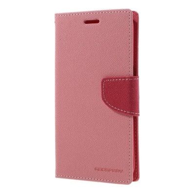 Mercury Fancy Diary Plånboksfodral till Samsung Galaxy S7 Edge - Rosa