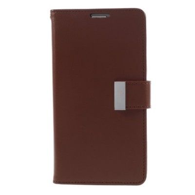 Mercury Rich Diary Plånboksfodral till Samsung Galaxy S7 Edge - Brun