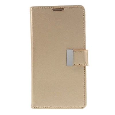 Mercury Rich Diary Plånboksfodral till Samsung Galaxy S7 Edge - Guld
