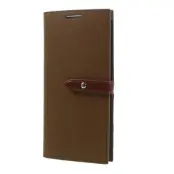 Mercury Romance Plånboksfodral till Samsung Galaxy S7 Edge - Brun