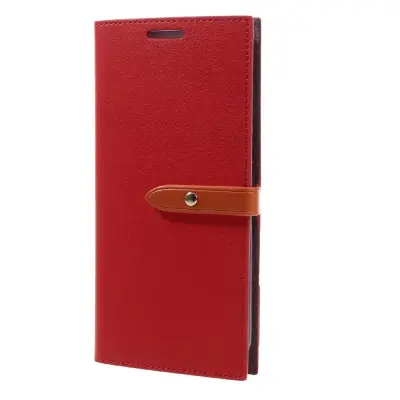 Mercury Romance Plånboksfodral till Samsung Galaxy S7 Edge - Röd