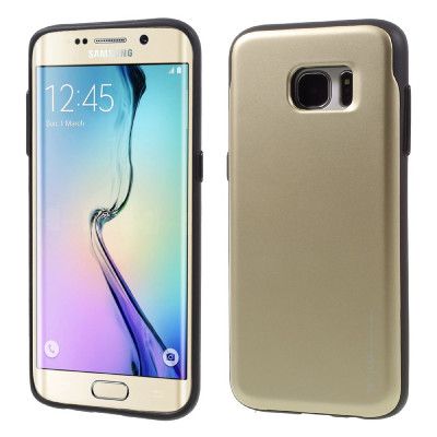 Mercury Sky Slide Skal till Samsung Galaxy S7 Edge - Gold