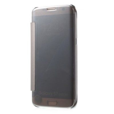 Mirror Surface fodral till Samsung Galaxy S7 Edge - Silver