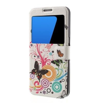 Mobilfodral med fönster till Samsung Galaxy S7 Edge - Three Butterflies