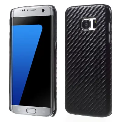 MobilSkal till Samsung Galaxy S7 Edge - Carbon Svart
