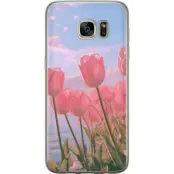Mobilskal till Samsung Galaxy S7 edge med Rosa Tulpaner