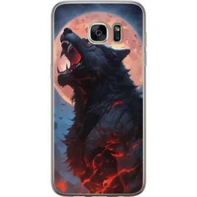 Mobilskal till Samsung Galaxy S7 edge med Ylande varg