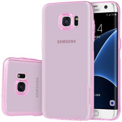 Nillkin Nature 0.6mm Flexicase Skal till Samsung Galaxy S7 Edge - Rosa