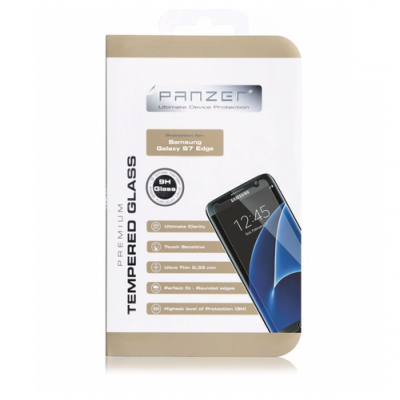 Panzer Tempered Glass Skärmskydd till Samsung Galaxy S7 Edge Reduced