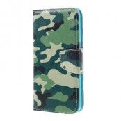 Plånboksfodral till Samsung Galaxy S7 Edge - Camouflage