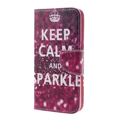 Plånboksfodral till Samsung Galaxy S7 Edge - Keep Calm & Sparkle