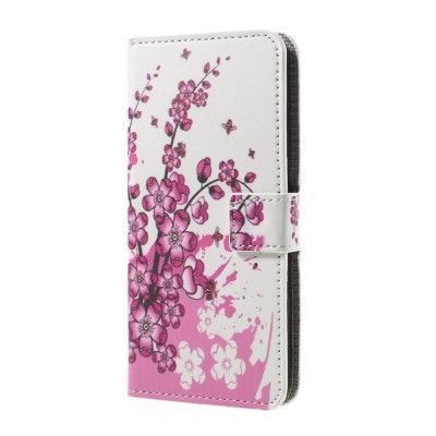 Plånboksfodral till Samsung Galaxy S7 Edge - Sommar Rosa