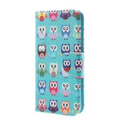 Plånboksfodral till Samsung Galaxy S7 Edge - Ugglor