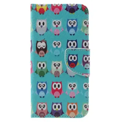 Plånboksfodral till Samsung Galaxy S7 - Ugglor