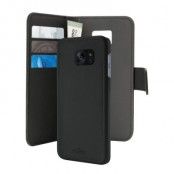 Puro Eco-Leather Plånboksfodral till Samsung Galaxy S7 Edge - Svart