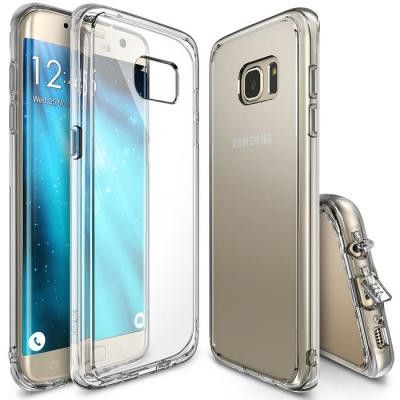 Ringke Fusion Shock Absorption Skal till Samsung Galaxy S7 Edge - Clear