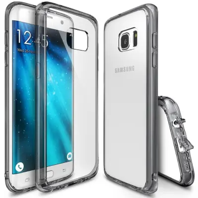 Ringke Fusion Shock Absorption Skal till Samsung Galaxy S7 Edge - Grå
