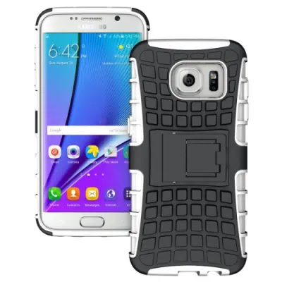 Rugged MobilSkal till Samsung Galaxy S7 Edge - Vit